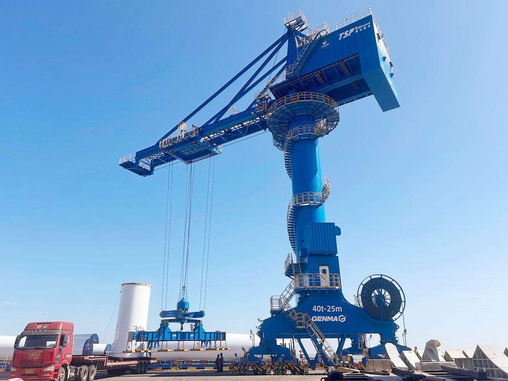 GENMA品牌多功能門座式磁力吊順利交付(圖1)