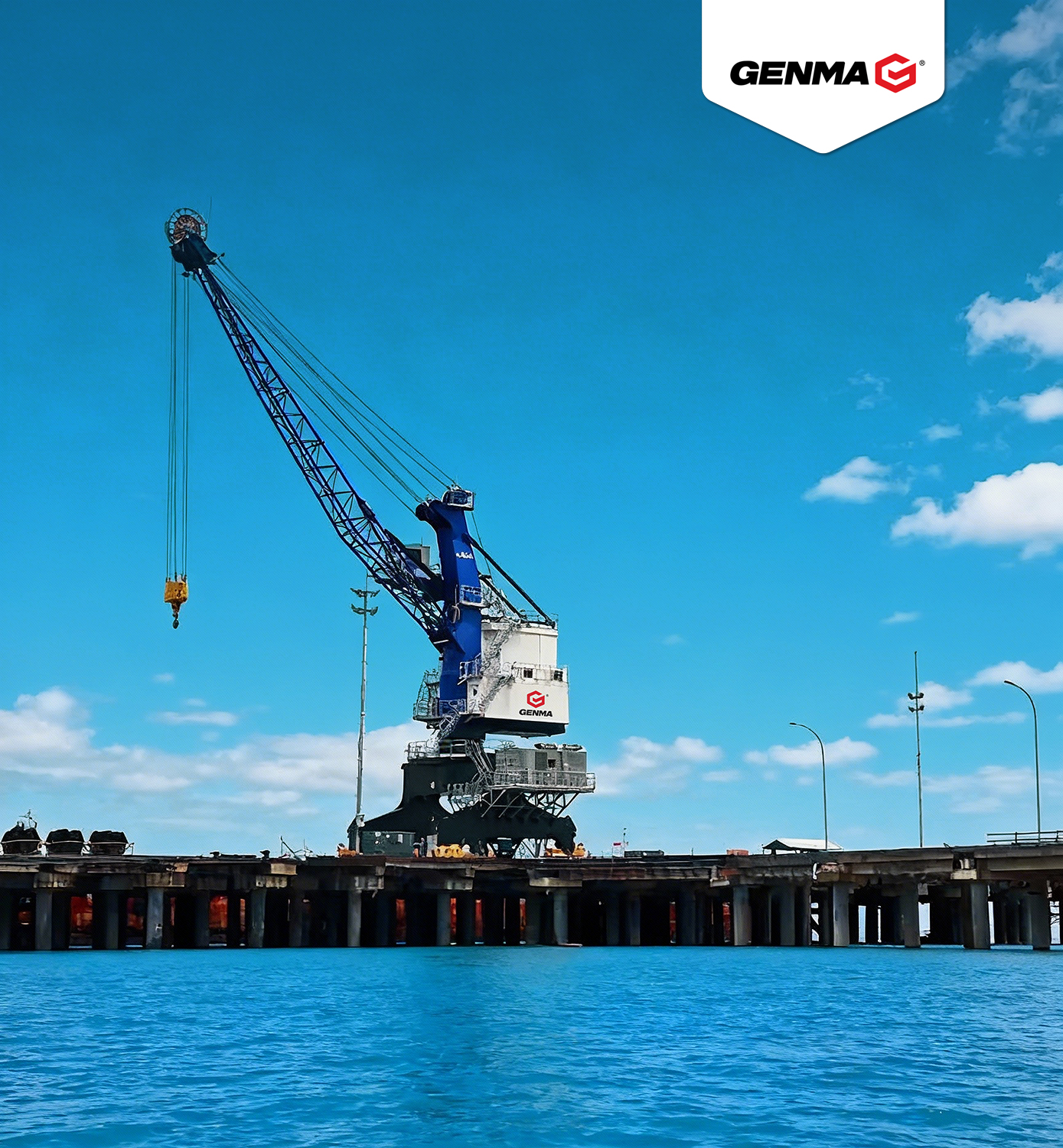 GENMA軌道式MHC在印尼完成調(diào)試交付(圖2)