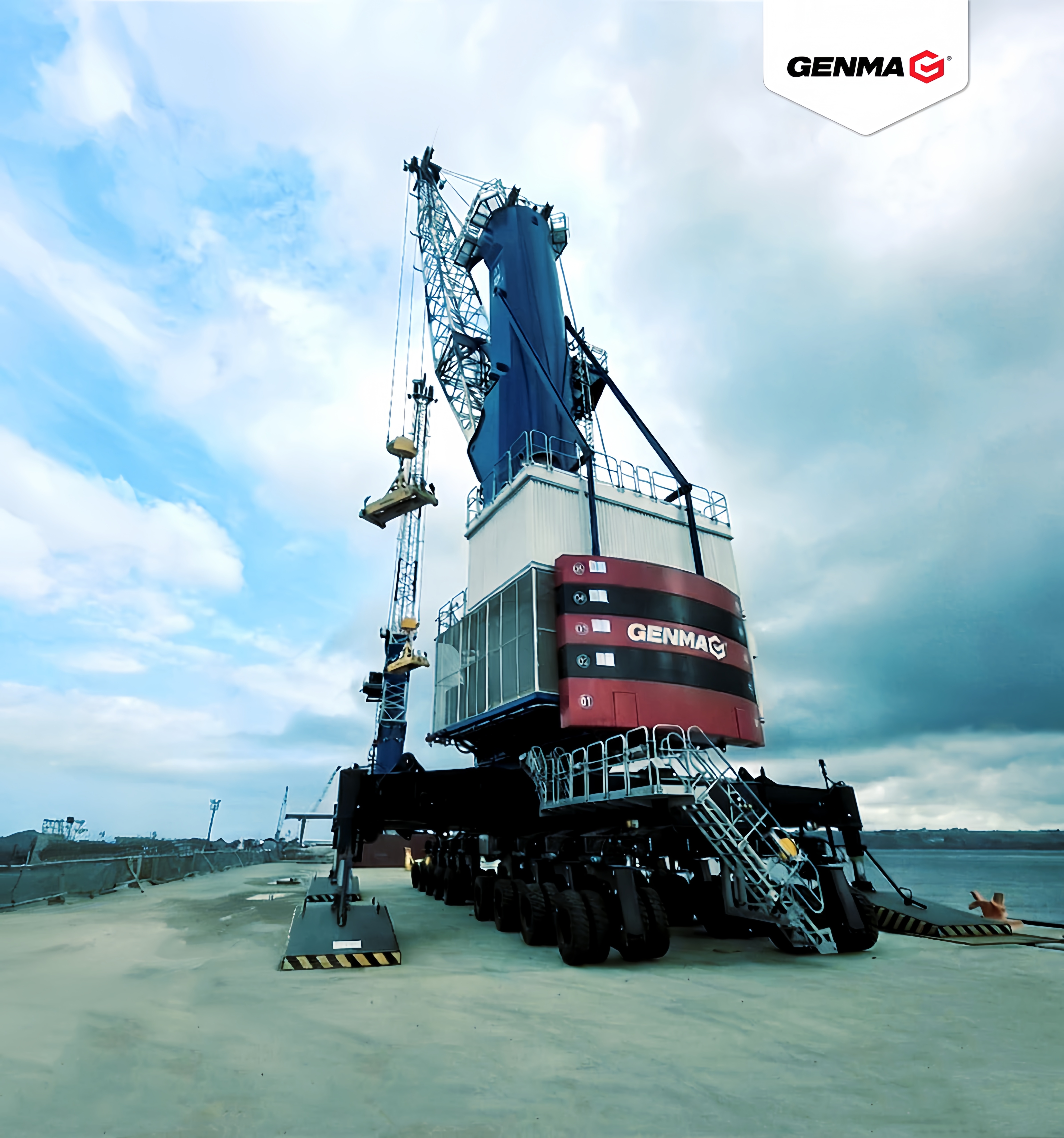 交付+2，GENMA兩臺MHC將服務安哥拉卡約新港未來運營(圖1)